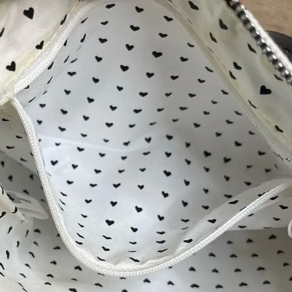 Brighton Bag Mini Crossbody Red Love Dove Canvas Pouch Long Strap Tassel Purse - Picture 9 of 15